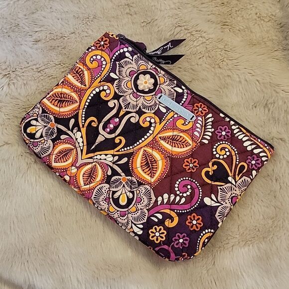 VERA BRADLEY SUNSET SAFARI COSMETIC BAG - Picture 1 of 5